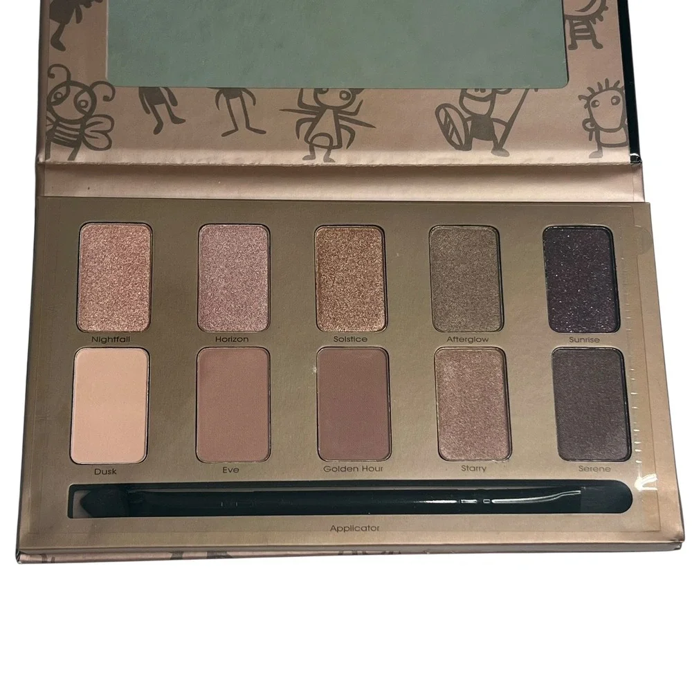 OKALAN Natural Eyeshadow Palette 10 Colors Makeup Kit with Applicator  ‎   B